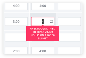 Budget tracking and reporting in eHour