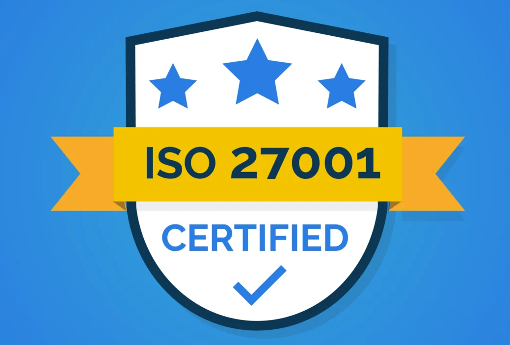 We are ISO 27001 certified