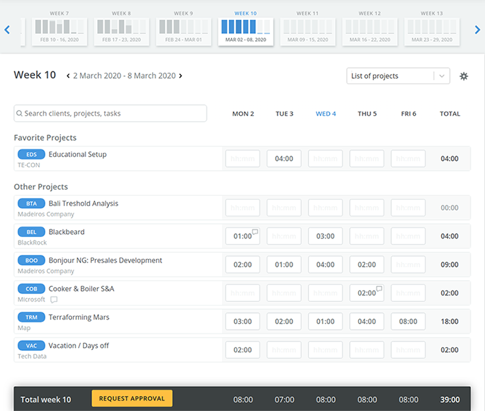 Timesheet 2.0