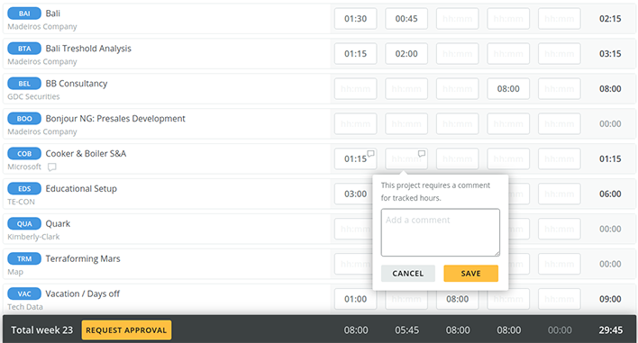 Timesheet 2.1