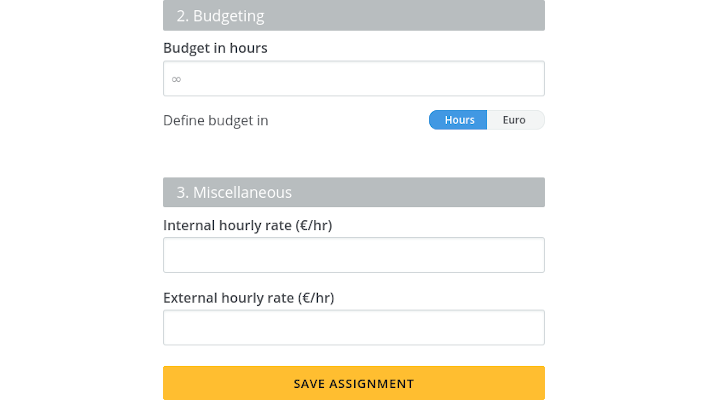 Setting the external rate